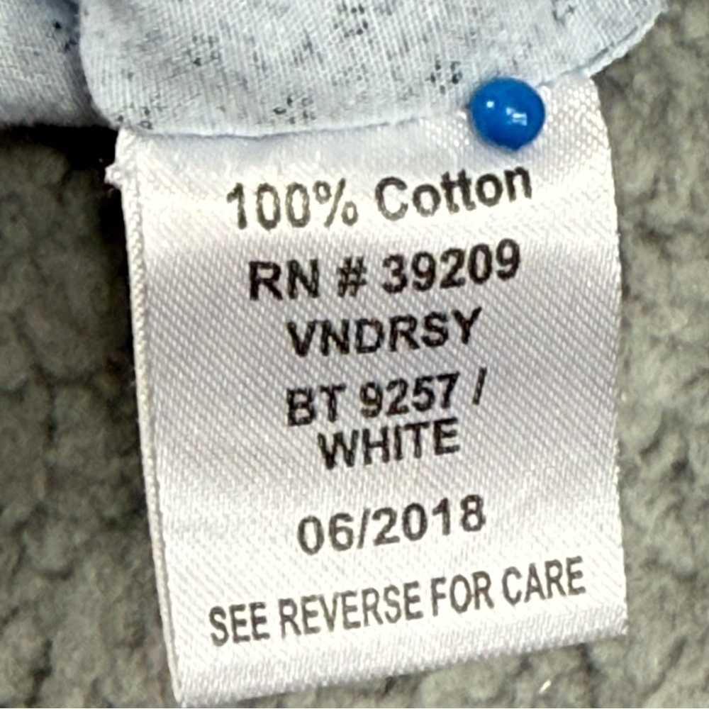 Burnside Light Blue Geometric Button Down Shirt - image 7